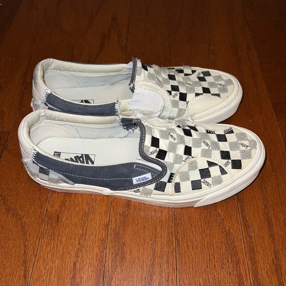 VANS VAULT CLASSIC SLIP-ON BRICOLAGE LX (EMBROIDERED CHECKER) - Picture 5 of 10